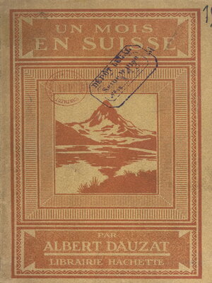 cover image of Un mois en Suisse